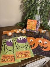 Lot Of Halloween You’ve Been Boo’d Treat Bags And Package Of Napkins  Sealed New picture