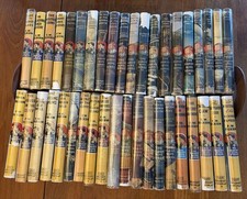 Hardy Boys Complete Covered Dust Jacket Tweed  Set - Books 1 - 40; Original text picture