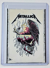 Metallica Limited Edition Artist Signed “Rock Icons” Trading Card 4/10 picture