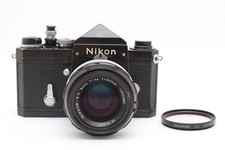 [N.Mint] Nikon F Eyelevel 35mm Film Camera Black + NIKKOR-S 50mm f/1.4 3027607 picture