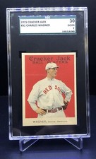 1915 Cracker Jack CHARLES WAGNER #31 Red Sox 15 CJ SGC 2 - (FRONT LOOKS AMAZING) picture