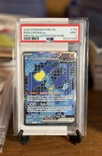 2025 Pokemon Prismatic Evolutions Iron Crown ex #158 SIR PSA 9 MINT picture