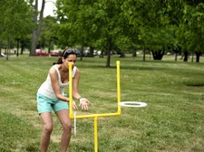 First-N-Ten Football Frisbee Outdoor Backyard Lawn Game & Swimming Pool picture
