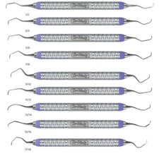 Hu-Friedy Dental Gracey Curette Set of 9 Rigid EverEdge 2.0 #9 Handle Instrument picture