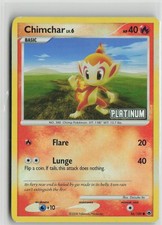 Chimchar - 56/100 [Platinum] Reverse Holo Promo Burger King Promos 056/100 NM picture