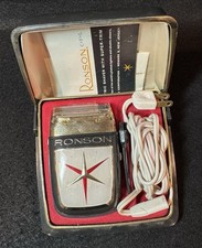 Ronson CFL Electric Vintage Shaver Original Case - Tested Works - No Issues picture