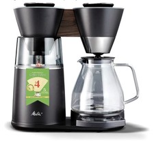 Melitta Vision 12-Cup Drip Luxe Coffee Maker Black Glass Carafe New picture