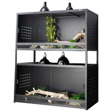 Large Reptile Enclosure Bearded Dragon Terrarium 120 Gal 48