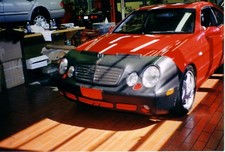 Colgan Front End Mask Bra 2pc. Fits Mercedes Benz CLK430 1999-2003 W/O License picture