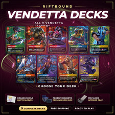 Vendetta Riftbound TCG Decks | Dragon Shields + Deck Box | Meta picture