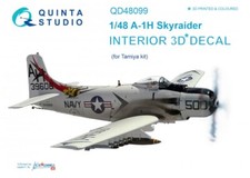 1/48 Quinta Studios 3D Interior Decal #48099 A-1H Skyraider For Tamiya picture