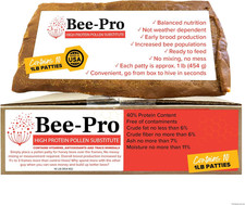 Bee Pollen Patties High Protein Hive Feed Brood Booster Winter Bee Food picture