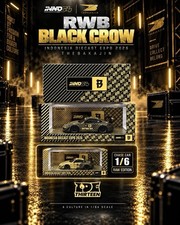 INNO64 RWB BLACK CROW THE BAKAJIN INDONESIA DIECAST EXPO IDE 2026 CHANCE CHASE picture
