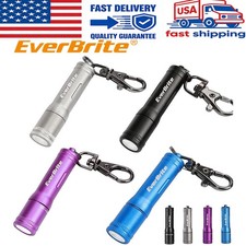 EverBrite Black/Blue/Gray/Purple Mini LED Flashlight Keychain Portabl Flashlight picture