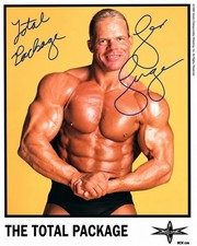 Original WCW “THE TOTAL PACKAGE” - LEX LUGER Signed 1999 Official Licensed Promo picture