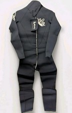 Full Wetsuit Surf Suit 90% Neoprene Black Full Body Long Sleeve NEW  picture