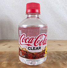 2018 Coca-Cola Clear Japan 280ml Unopened Full Bottle Japanese Coke 0 Cal picture