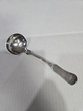 Title: Antique Mid-19th Century E & D Kinsey Coin Silver LadleOrigin: Cincinnati picture