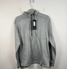 NWT Bauer Hockey FLC Textured Half Zip Pullover XXL Gray picture