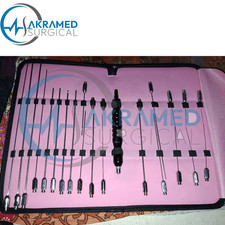 Full Body Liposuction Luer lock Cannulas Fat Grafting Cosmetic Surgery Set of 24 picture