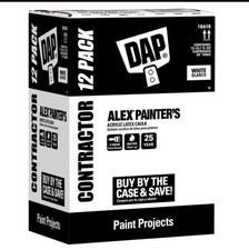 12- Pack DAP Alex White Acrylic Latex Painter's Caulk 10.1 oz picture