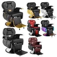 Recline All Purpose Barber Chair Heavy Duty Hydraulic Beauty Salon Spa Stylist picture