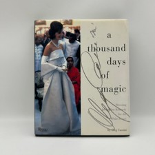 A Thousand Days of Magic Oleg Cassini 1995 Signed First Lady Fashion Rizzoli picture