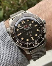 OMEGA Seamaster 007 Stainless Steel 20mm Milanese Bracelet No Time To Die Mesh picture