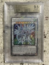 BGS 9.5 Shooting Majestic Star Dragon DAMA-EN039 Yugioh Starlight Rare 1st Ed picture