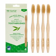 Rite Aid Adult Bamboo Toothbrushes, 4 Pack picture