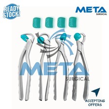 Dental Extraction Physics Forceps Standard Series Set of 4 Pcs with Bumpers picture