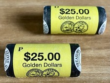 2006-P & D Sacagawea Native American “Golden Dollar” US Mint Sealed Coin Rolls picture