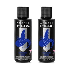 ARCTIC FOX Semi-Permanent Hair Dye Poseidon - 4 Fl Oz (Pack of 2), POSEIDON picture