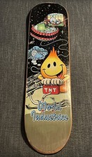 World Industries Vintage 1998 Skateboard Deck TNT Flameboy Mckee Blind Screened picture