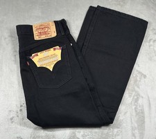 Levi’s 501xx Jeans Mens’s 36x30 (Actual 34x29) Black Button Fly 2000s 2007 New picture
