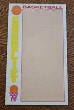 1976-77 Topps Basketball Checklist Proof Card - Topps Vault COA picture