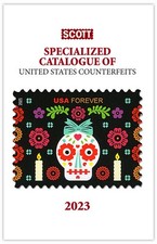 Scott Specialized Catalogue of US Counterfeit Stamps - Book / Price Guide picture