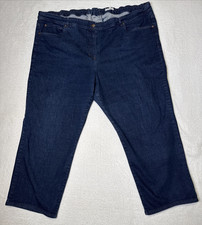 EILEEN FISHER WOMAN SIZE 3X CROPPED JEANS WITH ADDITIONAL 3 in  ADDED BACK PANEL picture