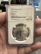 2018 Canada S$2 Polar Bear - NGC MS69 picture
