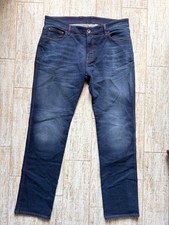 The Rokker Company Rokkertech Tapered Slim Motorcycle Jeans W38 L34 D. Blue picture
