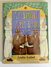 Signed Anita Lobel Animal Antics A to Z 1st ed. dj picture