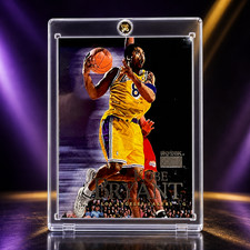 KOBE BRYANT CARD CHROME HOLO FOIL INSERT RARE SKYBOX ORIGINAL LAKERS JERSEY #8 picture