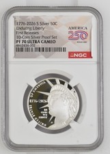 1776 - 2026 S Silver Enduring Liberty 50C NGC PF70 UCAM First Releases picture