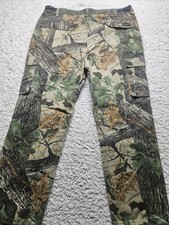 Vintage Liberty Pants Mens XL Realtree Original Camo Ripstop Cargo Pockets Hunt picture