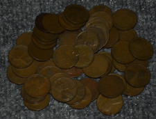 Tube Of 50 Lincoln Wheat Cent Pennies 1920-1929 P D S Unsearched *Mixed Dates* picture