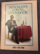 Paul Newman Newman's Own Cookbook Large Print Hardcover 1985 picture