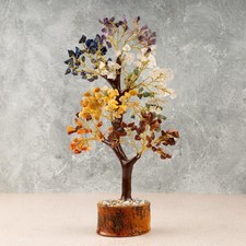 7 Chakra Crystal Tree of Life, Healing Crystal Stone, Crystal Decor Tree & Gift picture