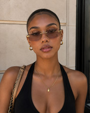 HOT Chanel A71560 Shield Rimless Sunglasses 68-16-145 Unisex picture