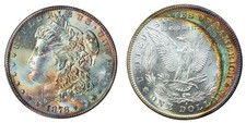 1878-S PCGS MS63 MORGAN $ RARE GORGEOUS