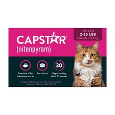 CAPSTAR (Nitenpyram) Fast-Acting Oral Flea Treatment for Cats (2-25 lbs),|78709 picture